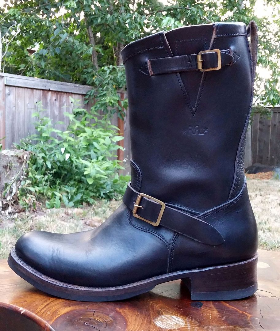 Vintage Engineer Boots: RRL STUDDED ENGINEER BOOTS - A REVIEW